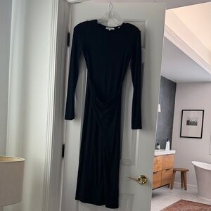 Vince Black Long Sleeve Dress